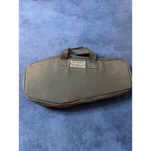 Coffin Case Black Violin Gig Bag Maroon Quilted Velvet Lining Soft Case